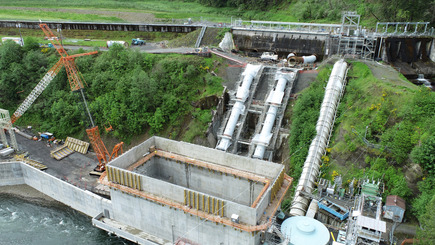 Multi-gate gravity dam — India